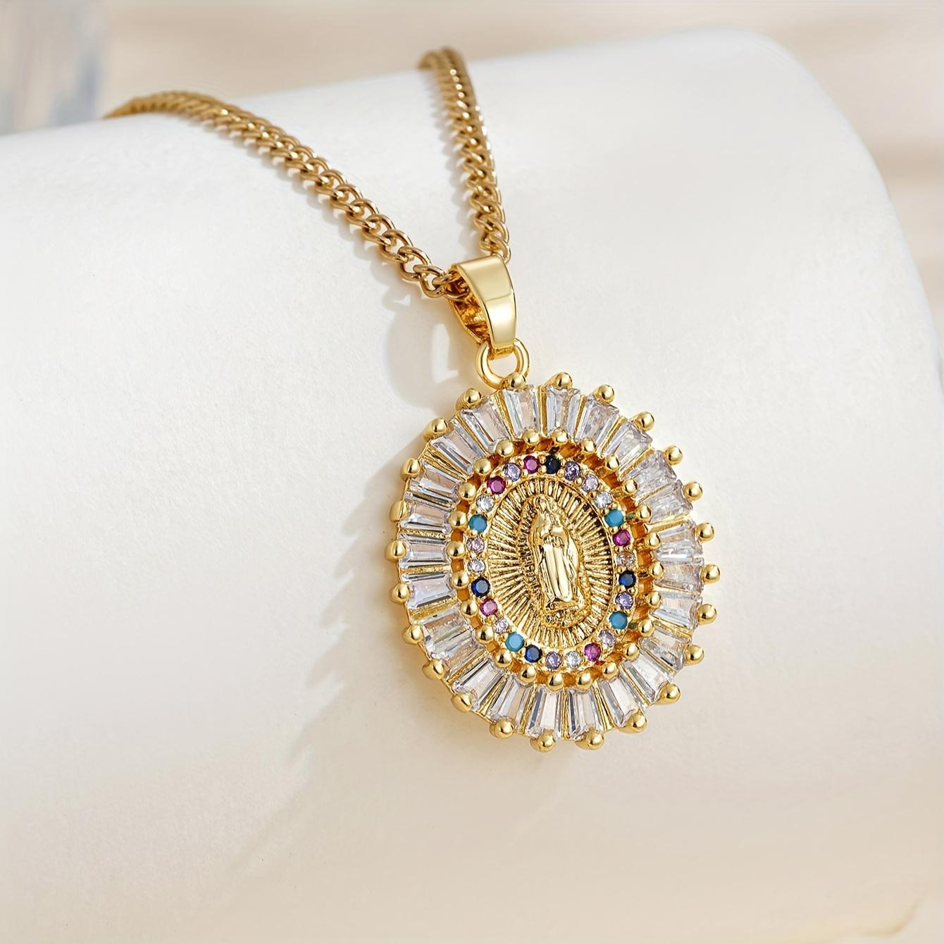 Золотая цепочка из нержавеющей стали, овальное ожерелье с инкрустацией кубическим цирконием 18 карат золотой
Золотая цепочка из нержавеющей стали, овальное ожерелье с инкрустацией кубическим цирконием 18 карат золотой