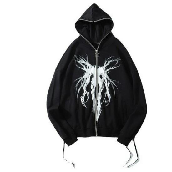 Y2K Black Wind Dark Flower Print Hat, Zipper Wings Sleeveless Outerwear for Men & Women 2XL
Y2K Black Wind Dark Flower Print Hat, Zipper Wings Sleeveless Outerwear for Men & Women 2XL