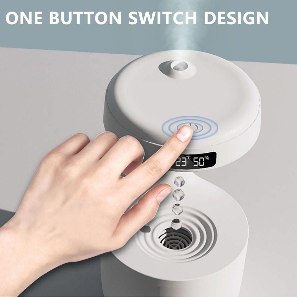 Water Drop Backflow Anti-Gravity Humidifier With LED Display Air Purifier Sprayer Office чорний
Water Drop Backflow Anti-Gravity Humidifier With LED Display Air Purifier Sprayer Office чорний