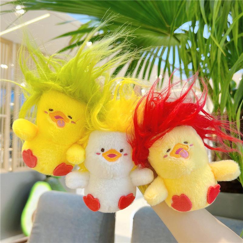 Creative Funny Cute Plush Explosive Hair Cartoon Lovely Duck Doll Keychain Bag Pendant Hanging Keyring For Women Charms Gift
Creative Funny Cute Plush Explosive Hair Cartoon Lovely Duck Doll Keychain Bag Pendant Hanging Keyring For Women Charms Gift