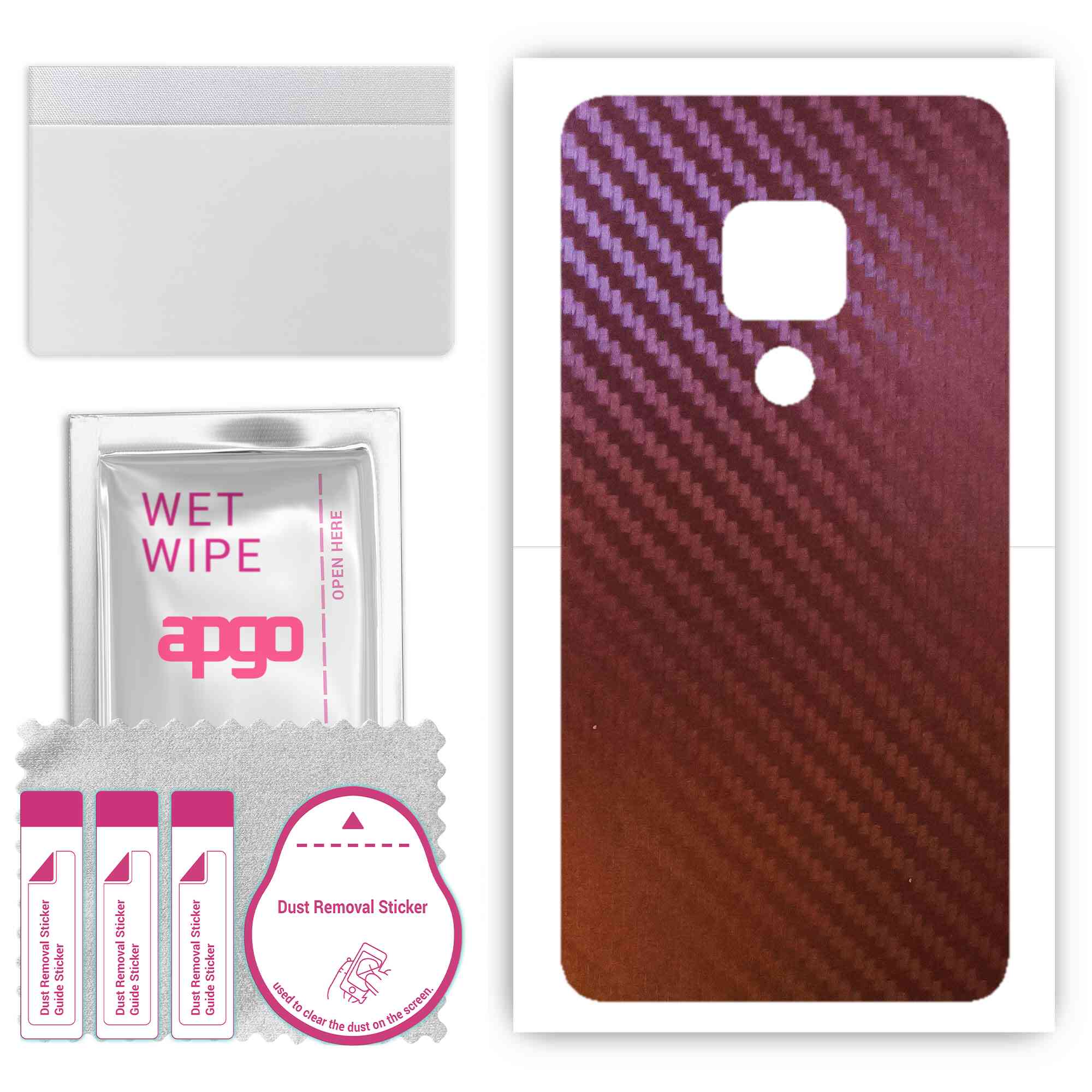 apgo skin sticker film foil vinyl for the BACK compatible with Huawei Mate 20, scratch-resistant, easy to install - Carbon Chameleon CAKA5
apgo skin sticker film foil vinyl for the BACK compatible with Huawei Mate 20, scratch-resistant, easy to install - Carbon Chameleon CAKA5