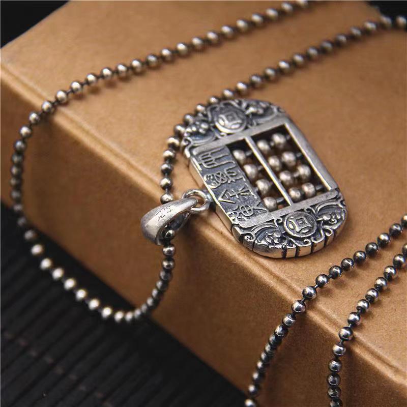 Abacus Silver-Plated Women s Sweater Chain with Vintage Rotating Pendant - Gold Sound Design, Hot Sale.
Abacus Silver-Plated Women s Sweater Chain with Vintage Rotating Pendant - Gold Sound Design, Hot Sale.