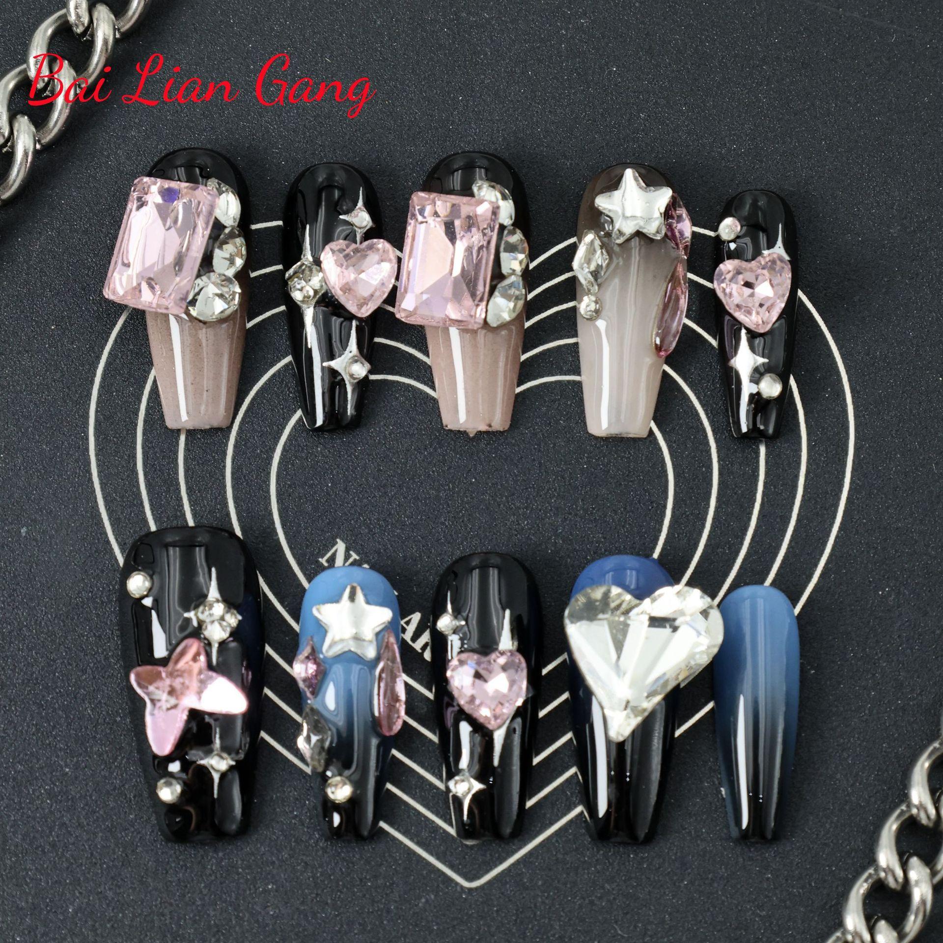 Y2K Butterfly Rhinestone Punk Press-On Nails with Whitening Effect Extra Small
Y2K Butterfly Rhinestone Punk Press-On Nails with Whitening Effect Extra Small