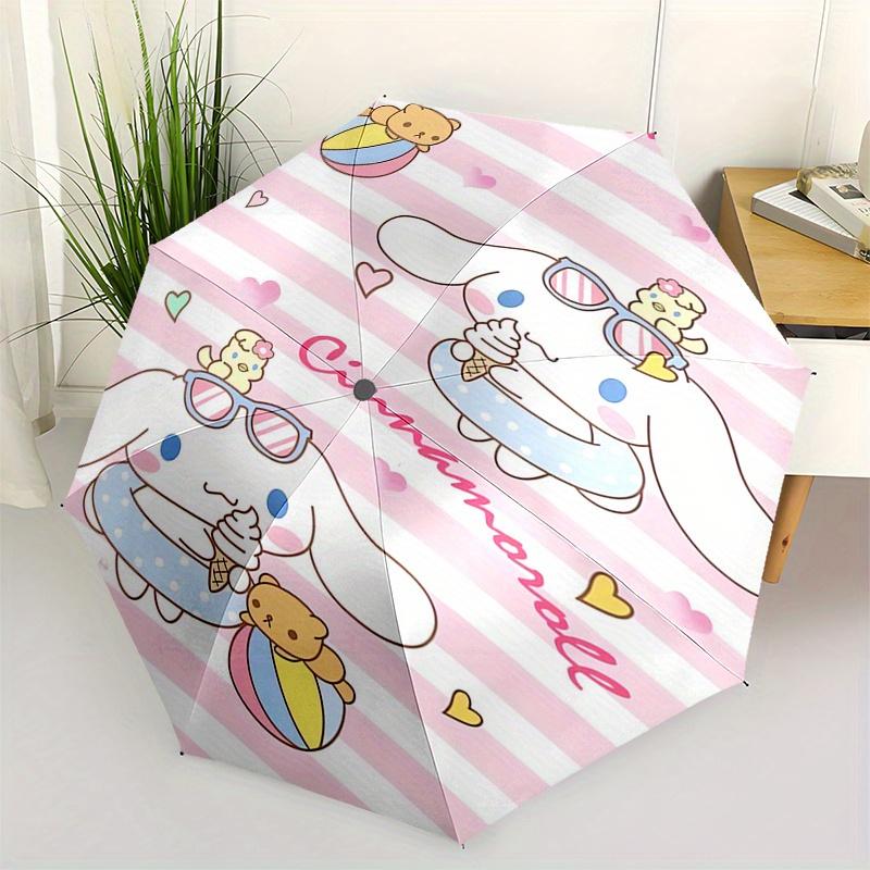 Cinnamoroll, Ice Cream Automatic Opening and Closing Parasol Compact Travel umbrella with 8 Ribs for Women and Men Ideal Birthday/Christmas
Cinnamoroll, Ice Cream Automatic Opening and Closing Parasol Compact Travel umbrella with 8 Ribs for Women and Men Ideal Birthday/Christmas