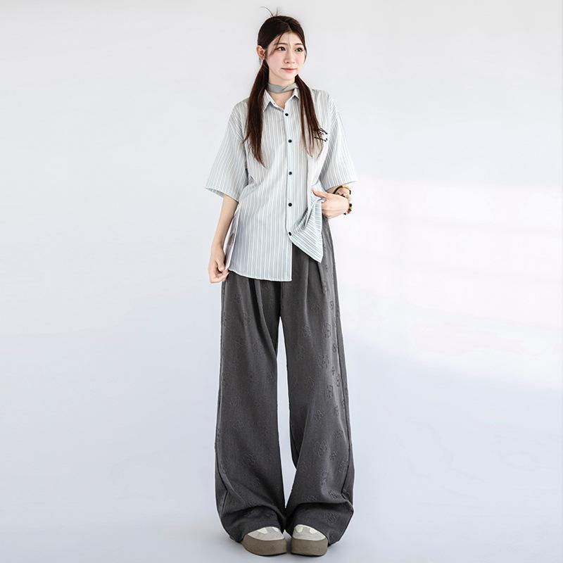 Three-dimensional Flower Suit Pants for Women In Autumn Straight Pants High Waist Drooping Floor Pants Casual Wide-leg Pants Tall Pants S
Three-dimensional Flower Suit Pants for Women In Autumn Straight Pants High Waist Drooping Floor Pants Casual Wide-leg Pants Tall Pants S