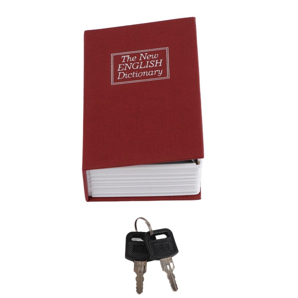 With Lock Keys Mini Safe Box Key Lock Security Portable Safe Money Jewelry Box Metal Lock Box Discreet Book Security Box красный
With Lock Keys Mini Safe Box Key Lock Security Portable Safe Money Jewelry Box Metal Lock Box Discreet Book Security Box красный