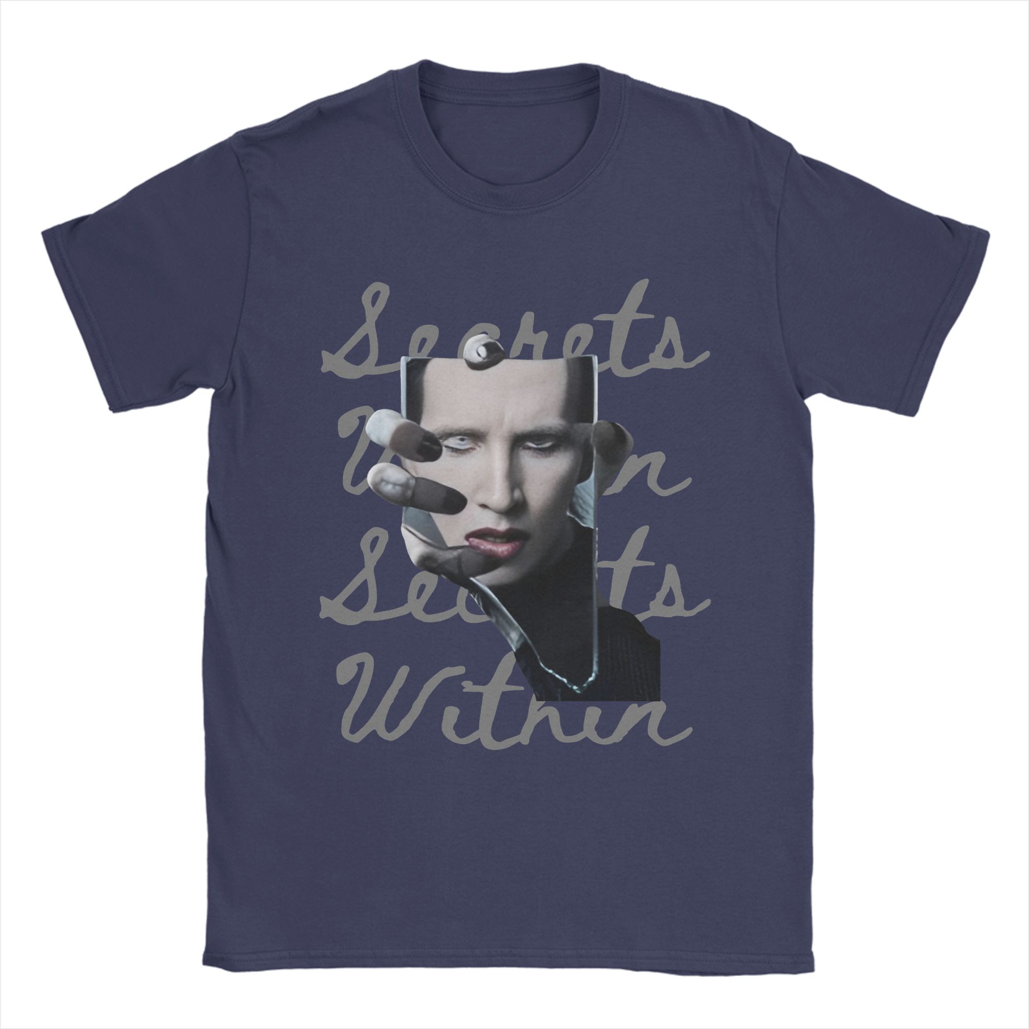 Marilyn Manson Mirror Reflection The Secrets Within Hipster TShirts 100 Cotton Tee Shirt for Men Print Short Sleeve Top Tees 4XL
Marilyn Manson Mirror Reflection The Secrets Within Hipster TShirts 100 Cotton Tee Shirt for Men Print Short Sleeve Top Tees 4XL