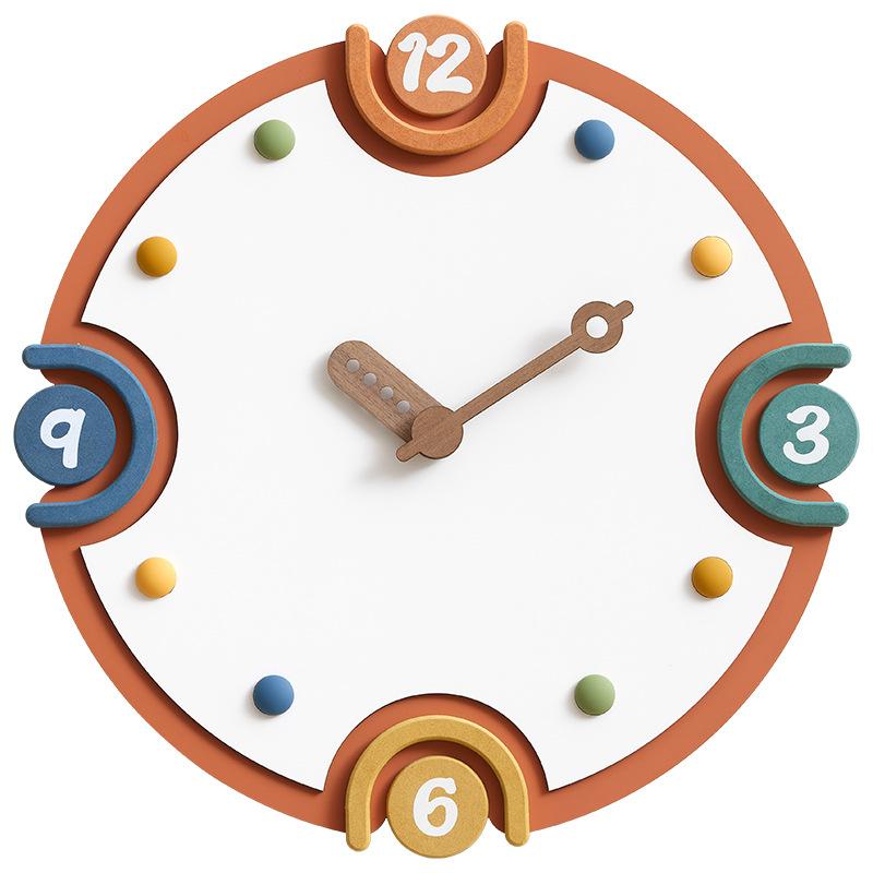 Modern minimalist wall clock Children s cartoon cute cream style clock белый
Modern minimalist wall clock Children s cartoon cute cream style clock белый