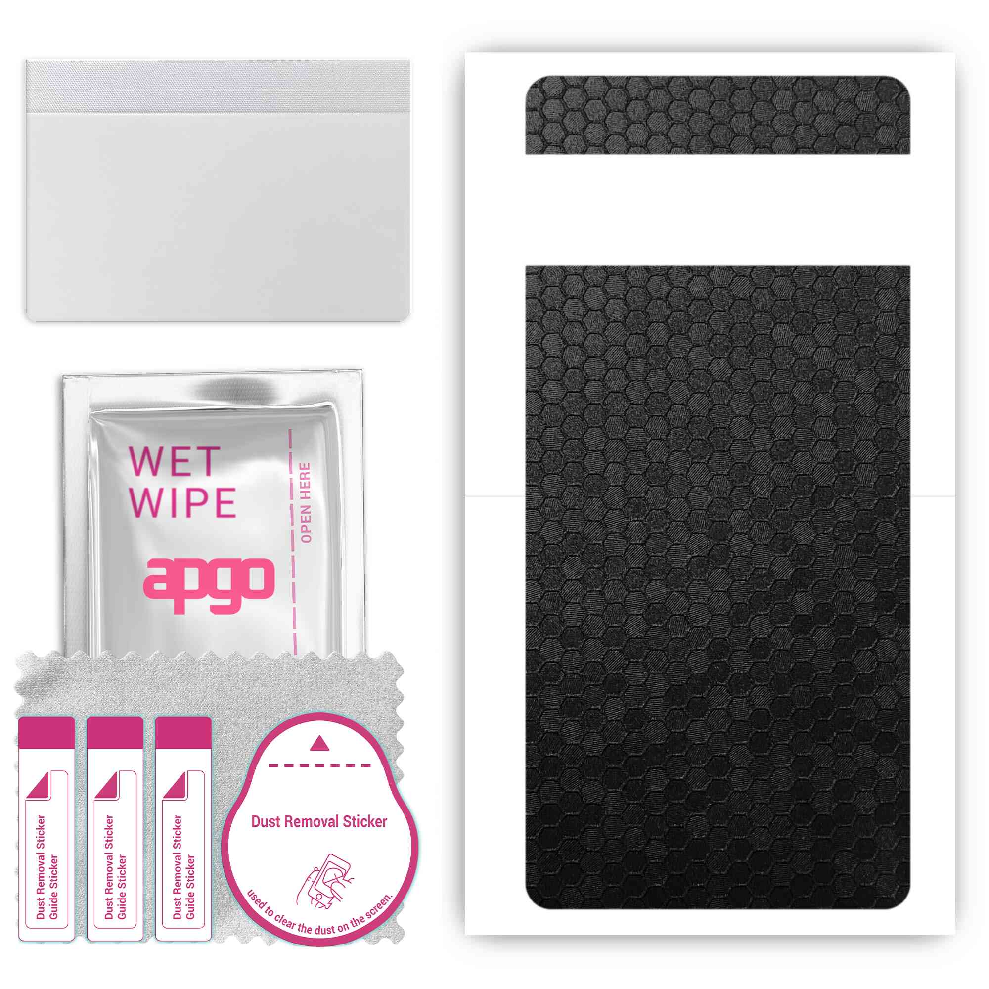 apgo Protective Skin Sticker for the back compatible with Google Pixel 7, Wrap Film, Foil, Vinyl - Pattern Black Honeycomb
apgo Protective Skin Sticker for the back compatible with Google Pixel 7, Wrap Film, Foil, Vinyl - Pattern Black Honeycomb