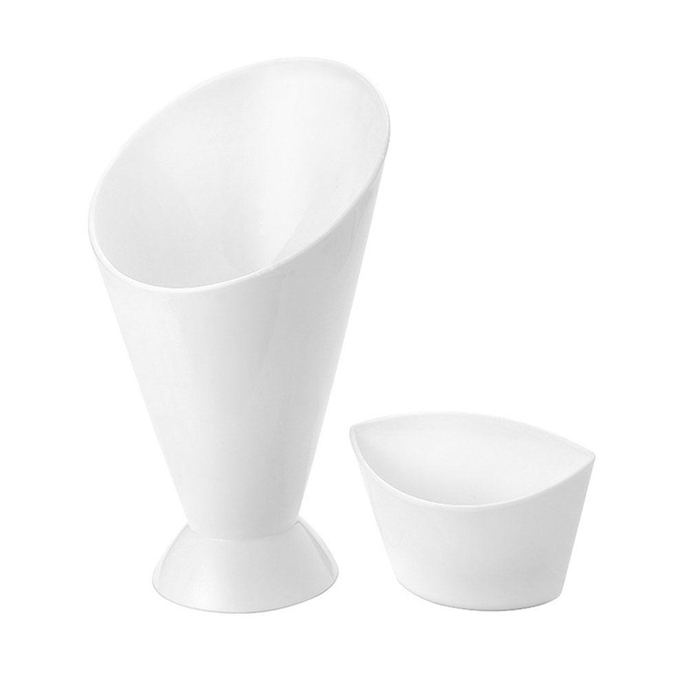 2-in-1 PP Plastic French Fry Cup With Built-in Dip Holder Angled Snack Salad Cup For Fries Veggie Sticks For Movie Night Picnic
2-in-1 PP Plastic French Fry Cup With Built-in Dip Holder Angled Snack Salad Cup For Fries Veggie Sticks For Movie Night Picnic