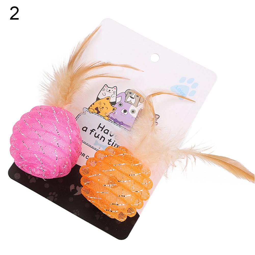 Puntos Pet 2Pcs Cat Kitten Feather Cloth Line Tube Balls Bite-resistant Scratch Toys 2p Tube Ball with Feather
Puntos Pet 2Pcs Cat Kitten Feather Cloth Line Tube Balls Bite-resistant Scratch Toys 2p Tube Ball with Feather