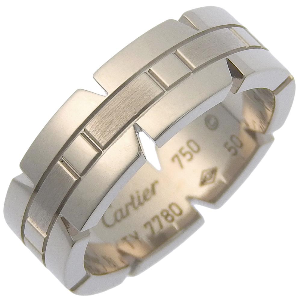 CARTIER Tank francais Ring K18 white gold #5.4(US Size) 8.8g Women Used
CARTIER Tank francais Ring K18 white gold #5.4(US Size) 8.8g Women Used