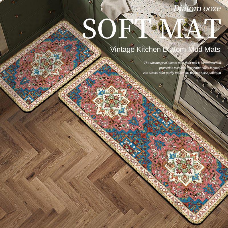Kitchen Mat Bathroom Mats Non-slip Absorbent Foot Rugs Machine Washable Diatomite Mud Quick Dry Washable Easy To Handle 40X60CM (1.3X2FT світло-сірого кольору
Kitchen Mat Bathroom Mats Non-slip Absorbent Foot Rugs Machine Washable Diatomite Mud Quick Dry Washable Easy To Handle 40X60CM (1.3X2FT світло-сірого кольору