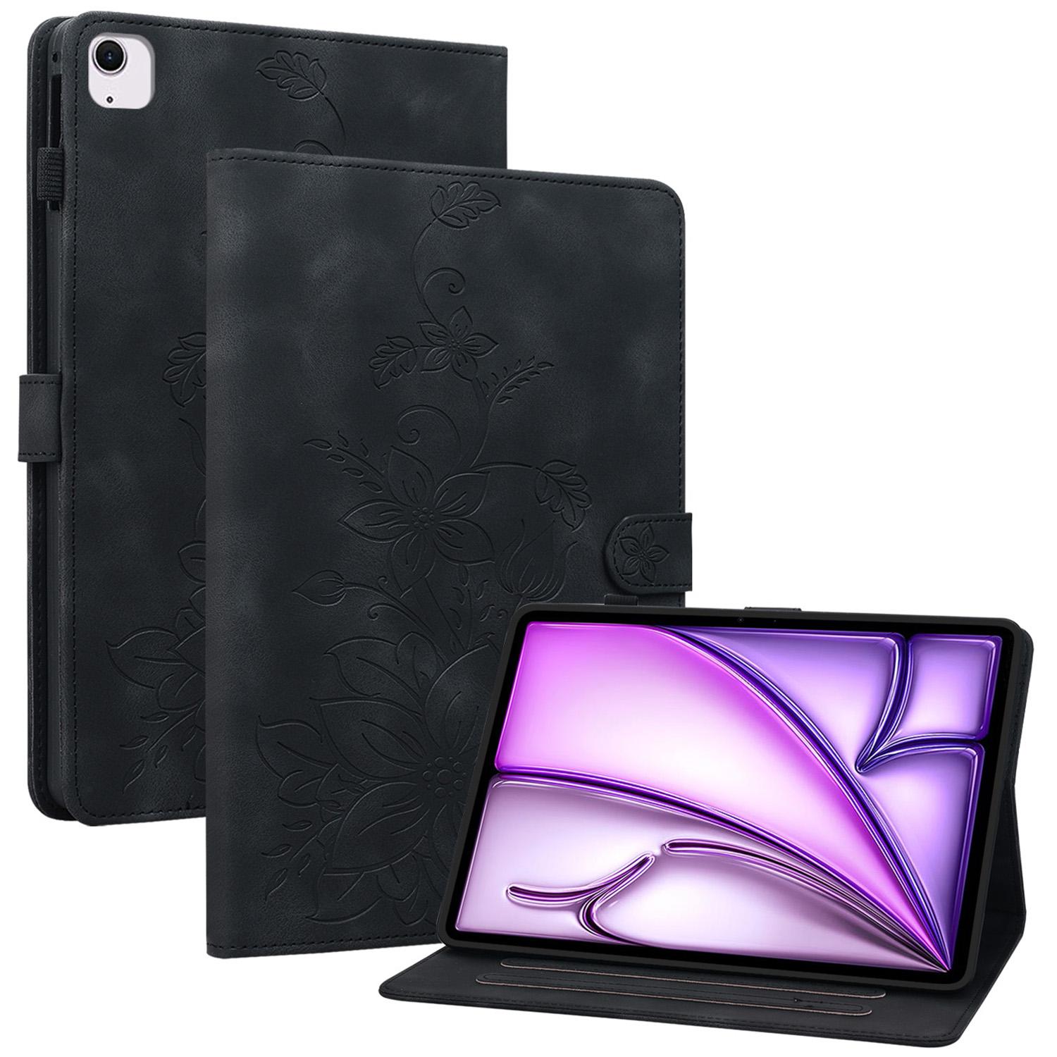 Для iPad Эйр 11 (2025)/(2024) Чехол со слотами для карт Цветок лилии Кожа+ТПУ Полная защита Чехол для планшета Black
Для iPad Эйр 11 (2025)/(2024) Чехол со слотами для карт Цветок лилии Кожа+ТПУ Полная защита Чехол для планшета Black