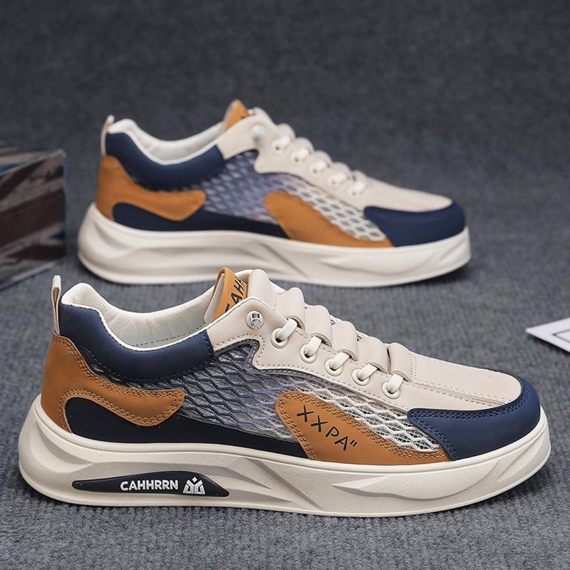 Men s shoes summer big net hollow board shoes student youth breathable sports leisure trendy shoes men s 2025 mesh shoes 44
Men s shoes summer big net hollow board shoes student youth breathable sports leisure trendy shoes men s 2025 mesh shoes 44