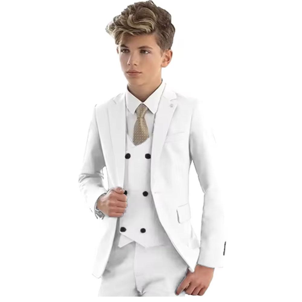 Бежевый костюм для мальчиков, смокинг с заостренными лацканами, свадебный детский блейзер, детский комплект, пиджак, брюки, жилет, 3 предмета 90 белый
Бежевый костюм для мальчиков, смокинг с заостренными лацканами, свадебный детский блейзер, детский комплект, пиджак, брюки, жилет, 3 предмета 90 белый