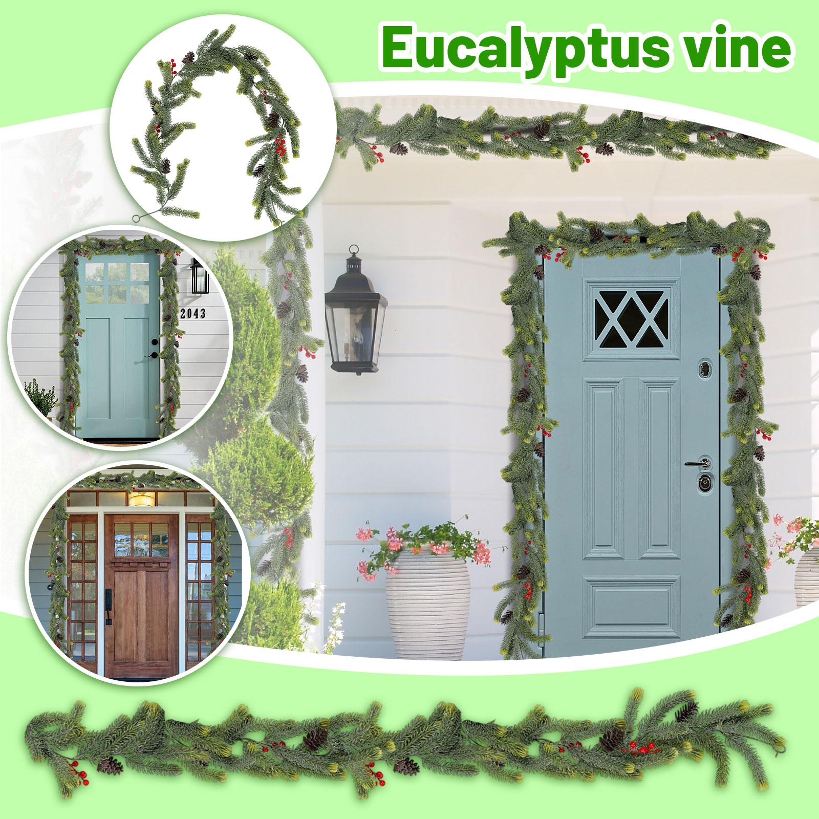 1.8-meter Christmas Vine Simulation Green Plants Red Fruit Vine Wall Hanging Home Decoration One Size
1.8-meter Christmas Vine Simulation Green Plants Red Fruit Vine Wall Hanging Home Decoration One Size