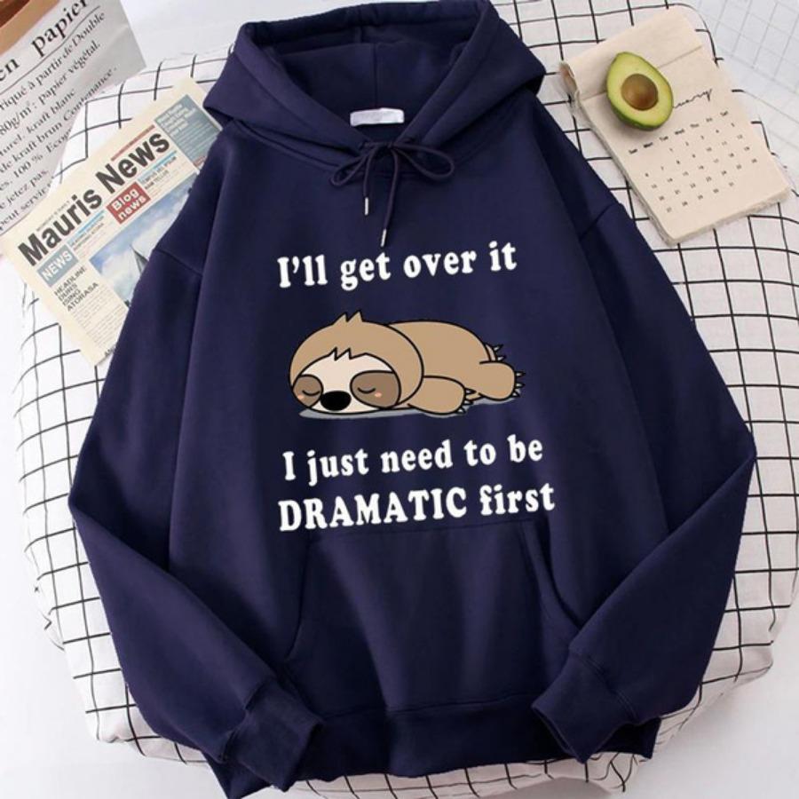 I ll Get Over It I Just Need to Be DRAMATIC Перші толстовки Смішний лінивець Графічний пуловер Унісекс Модні повсякденні світшоти з капюшоном і довгими рукавами M
I ll Get Over It I Just Need to Be DRAMATIC Перші толстовки Смішний лінивець Графічний пуловер Унісекс Модні повсякденні світшоти з капюшоном і довгими рукавами M