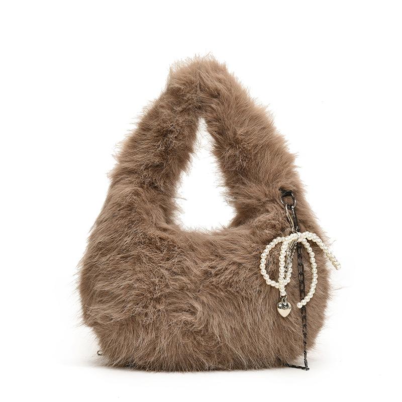 Autumn and winter plush women s bag handbag chain shoulder messenger bag fluffy solid color simple bag without pendant коричневый
Autumn and winter plush women s bag handbag chain shoulder messenger bag fluffy solid color simple bag without pendant коричневый