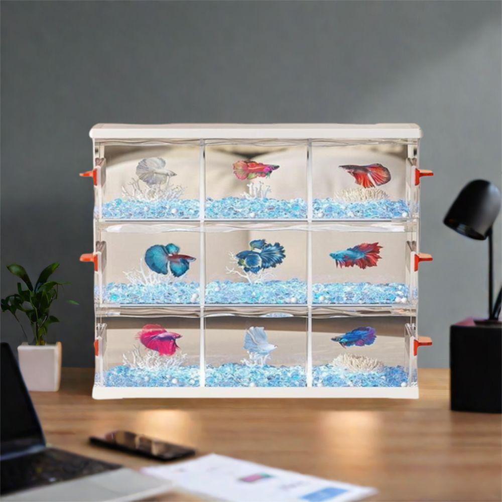 High Definition Desktop Fish Tank Shatterproof Fish Breeding Box Transparent Fish Tank Gift белый
High Definition Desktop Fish Tank Shatterproof Fish Breeding Box Transparent Fish Tank Gift белый