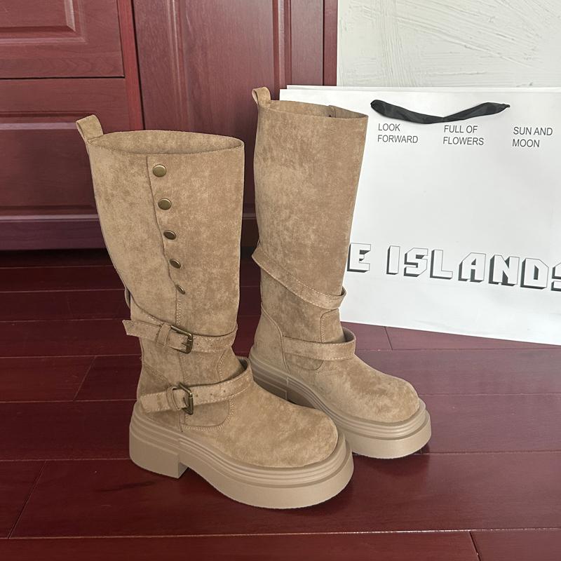 Мода Уличный Стиль Модный Пояс Пряжка Сапоги до колена Женские Туфли на платформе и каблуке Дизайн Элегантные Рыцарские Длинные Сапоги 35 хаки
Мода Уличный Стиль Модный Пояс Пряжка Сапоги до колена Женские Туфли на платформе и каблуке Дизайн Элегантные Рыцарские Длинные Сапоги 35 хаки