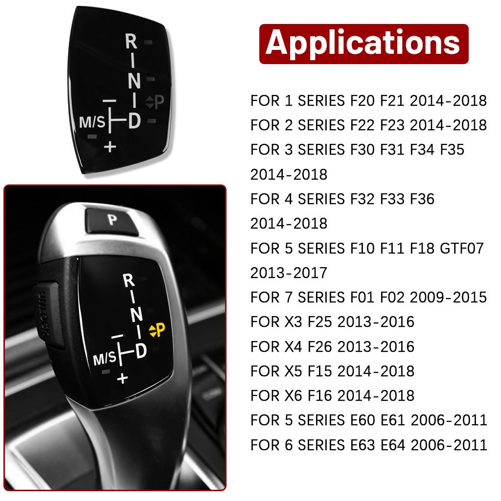 Car Gear Shift Knob Cover Auto Gear Knob Shift Lever Cover Replacement For Bmw F30 F31 F32 F33 F34 F36 F07 F10 F11 F06 F12 F14
Car Gear Shift Knob Cover Auto Gear Knob Shift Lever Cover Replacement For Bmw F30 F31 F32 F33 F34 F36 F07 F10 F11 F06 F12 F14