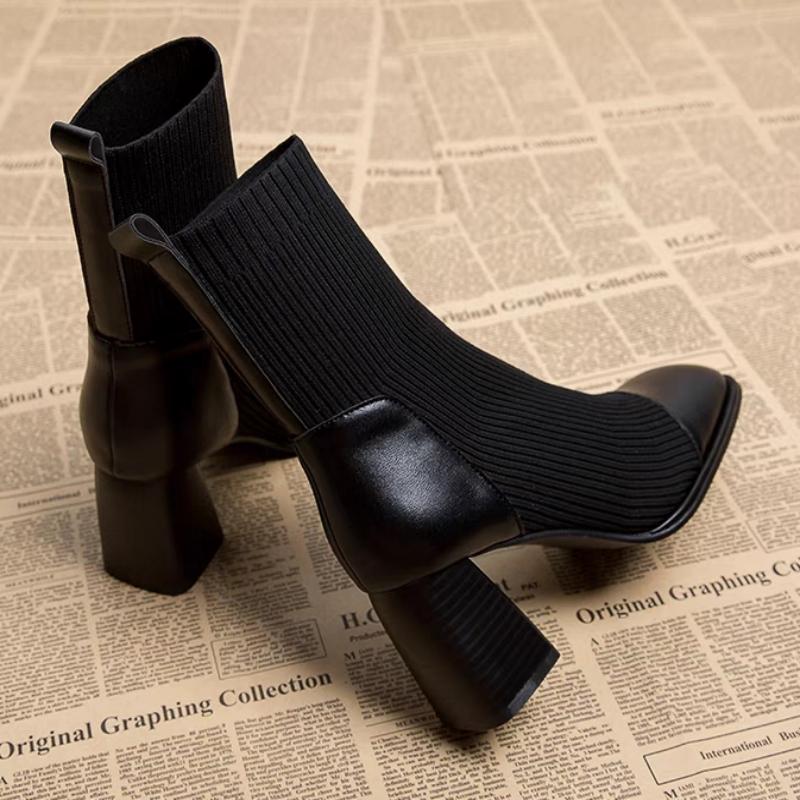 Весенне-осенняя мода Квадратный носок Средний каблук Эластичные голенища Модные ботинки Однотонные Удобные Машинная строчка Простые Короткие ботинки 37 чёрный
Весенне-осенняя мода Квадратный носок Средний каблук Эластичные голенища Модные ботинки Однотонные Удобные Машинная строчка Простые Короткие ботинки 37 чёрный
