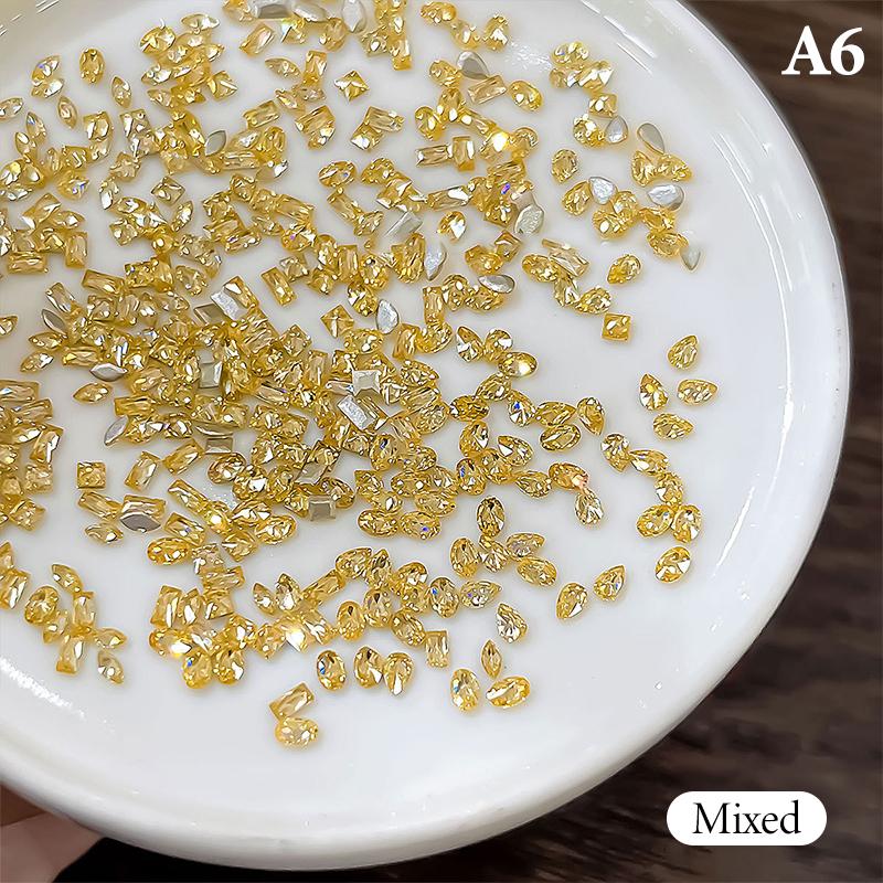 50Pcs Golden Yellow Shiny Zircon Rhinestones Nail Charms Mini Rhombic Nails Gemstones Flatback Nail Art Craft Diamonds Decor
50Pcs Golden Yellow Shiny Zircon Rhinestones Nail Charms Mini Rhombic Nails Gemstones Flatback Nail Art Craft Diamonds Decor