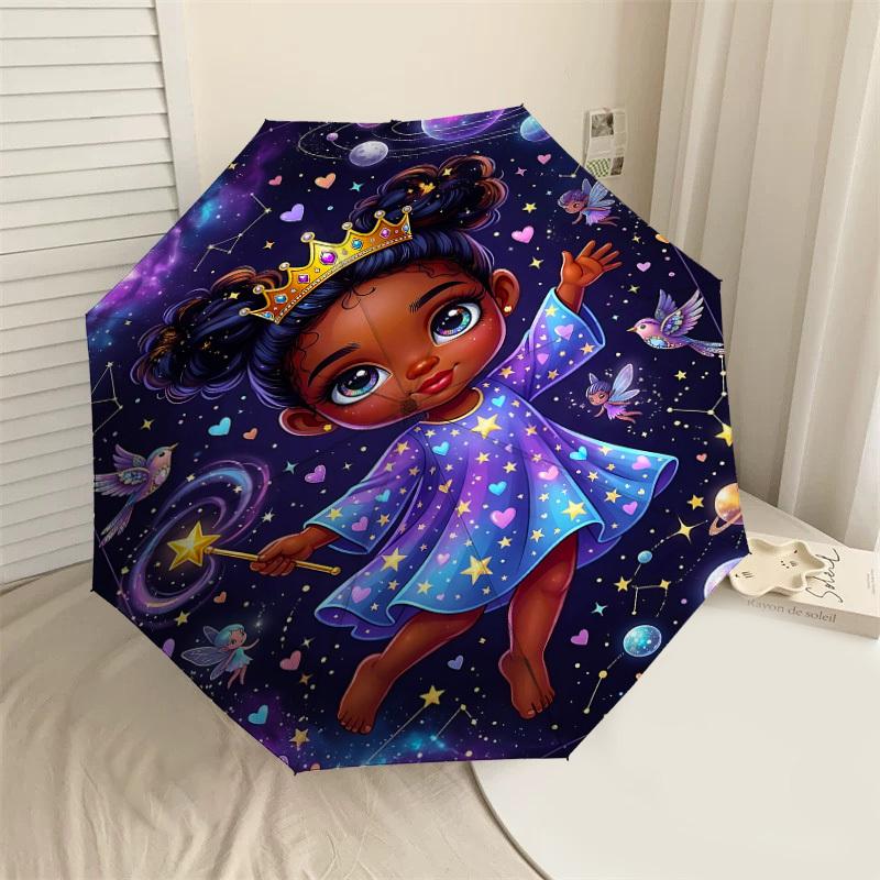 1PC space princess Umbrella-8-Rib Reinforced, Automatic Open, Lightweight & Durable, Fashion Accessory for Outdoor, J0405
1PC space princess Umbrella-8-Rib Reinforced, Automatic Open, Lightweight & Durable, Fashion Accessory for Outdoor, J0405