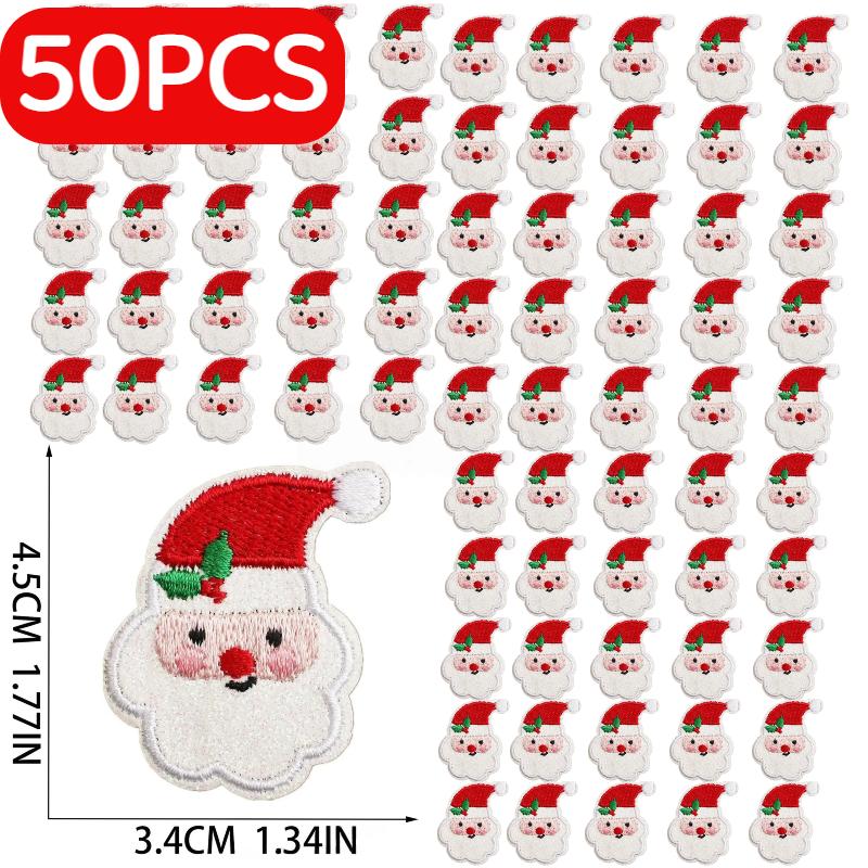 50/100PCS Christmas Theme Embroidery Supplies Snowflake Bell Elk Patch Sticker Decorative Apple Socks Ironing Patch Appliques
50/100PCS Christmas Theme Embroidery Supplies Snowflake Bell Elk Patch Sticker Decorative Apple Socks Ironing Patch Appliques