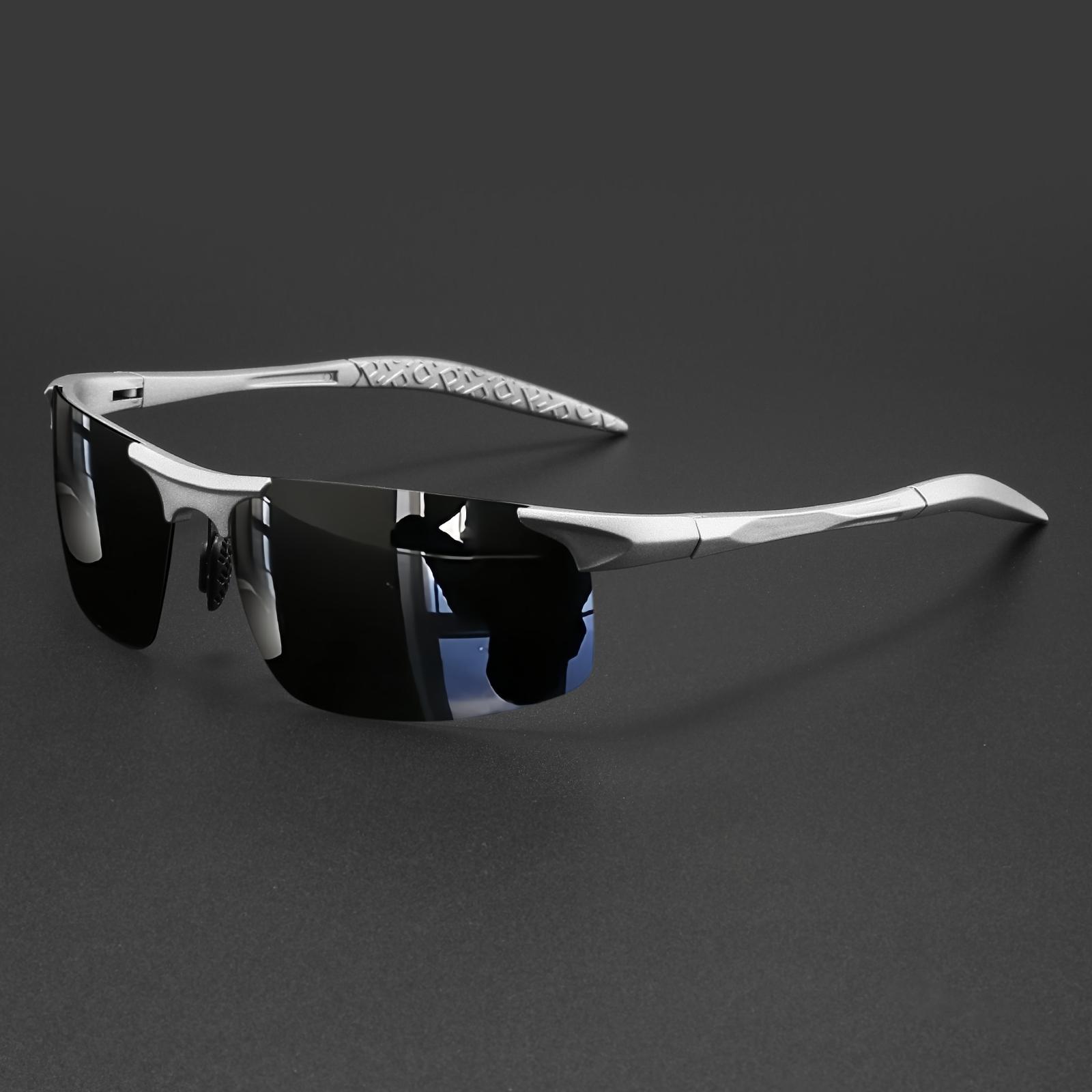 Classic Semi-Rimless Photochromic Polarized Sunglasses - Spring Hinges, UV400 for Driving, Fishing & Daily Use
Classic Semi-Rimless Photochromic Polarized Sunglasses - Spring Hinges, UV400 for Driving, Fishing & Daily Use