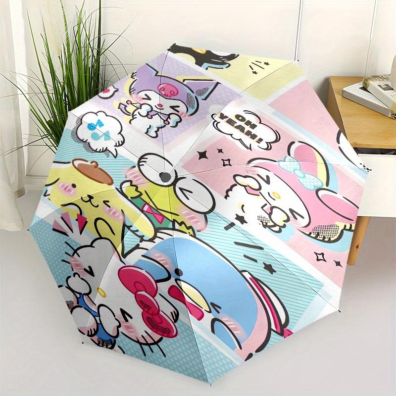 Sanrio Characters Automatic Folding Umbrella Simple 8 Rib Design, Bright Cartoon Pattern, Durable Iron Frame, Suitable For Travel, Outdoor,
Sanrio Characters Automatic Folding Umbrella Simple 8 Rib Design, Bright Cartoon Pattern, Durable Iron Frame, Suitable For Travel, Outdoor,
