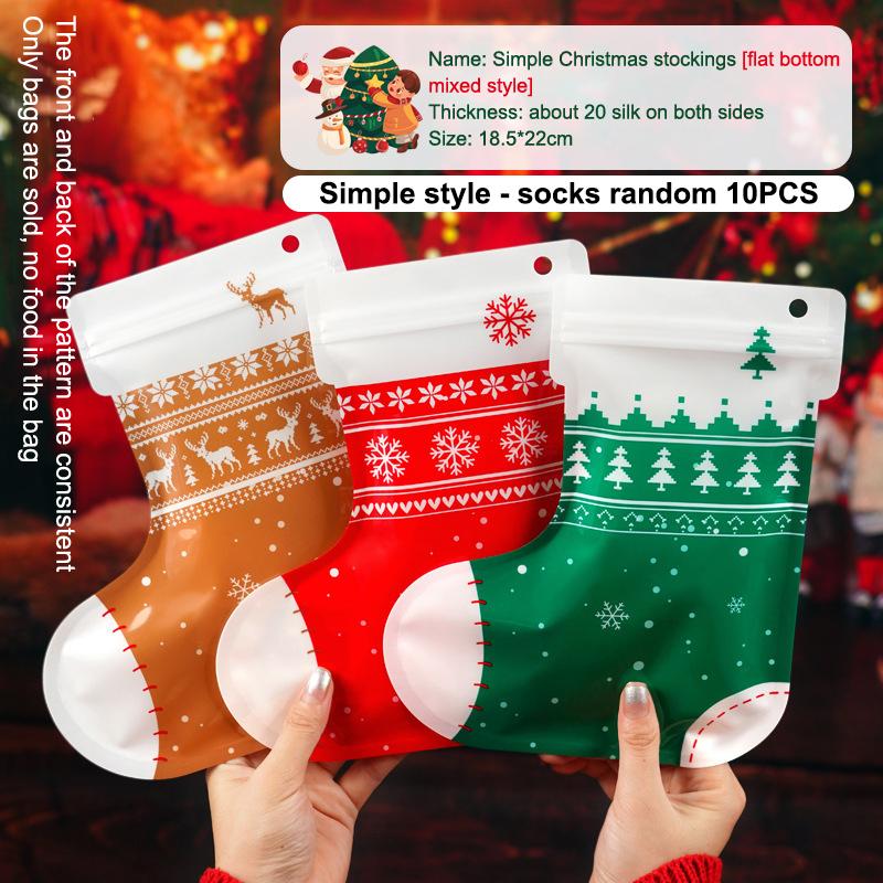 10 шт. Новорічний пластиковий пакет для пакування квітів на блискавці, пакет для цукерок, шкарпеток з цукерками, подарунковий мішечок для дитячих іграшок, різдвяний лось, DIY A4
10 шт. Новорічний пластиковий пакет для пакування квітів на блискавці, пакет для цукерок, шкарпеток з цукерками, подарунковий мішечок для дитячих іграшок, різдвяний лось, DIY A4