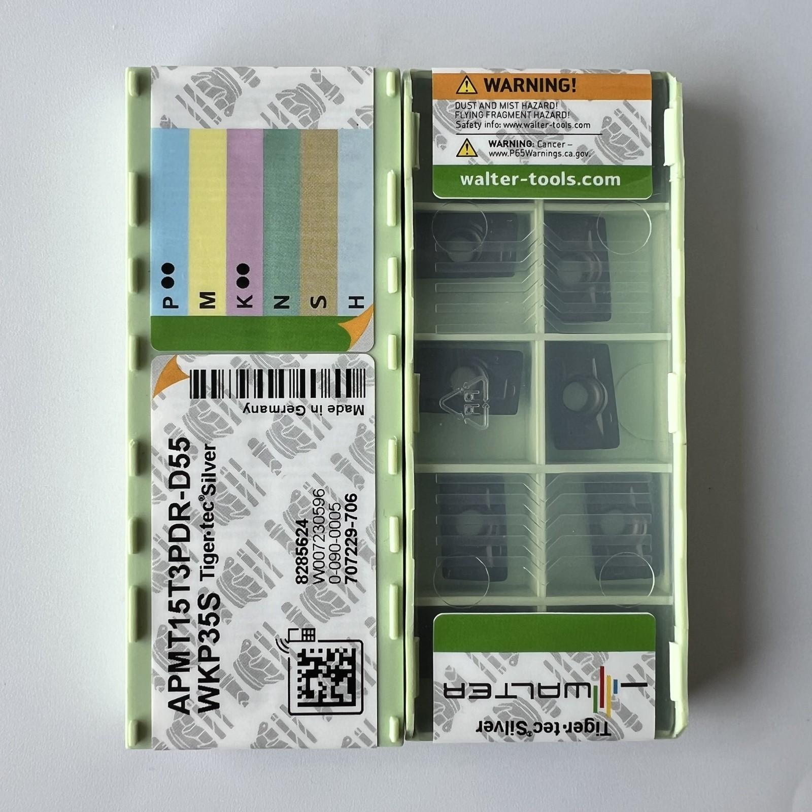 WALTER / APMT15T3PDR-D55 WKP35S / Carbide CNC Blade 10 Pcs
WALTER / APMT15T3PDR-D55 WKP35S / Carbide CNC Blade 10 Pcs