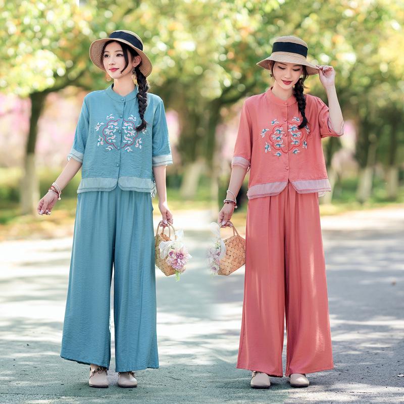Women s Summer Embroidered Cotton Linen Hanfu Two-Piece Set XXXL for 62.5-70 kg розовый
Women s Summer Embroidered Cotton Linen Hanfu Two-Piece Set XXXL for 62.5-70 kg розовый