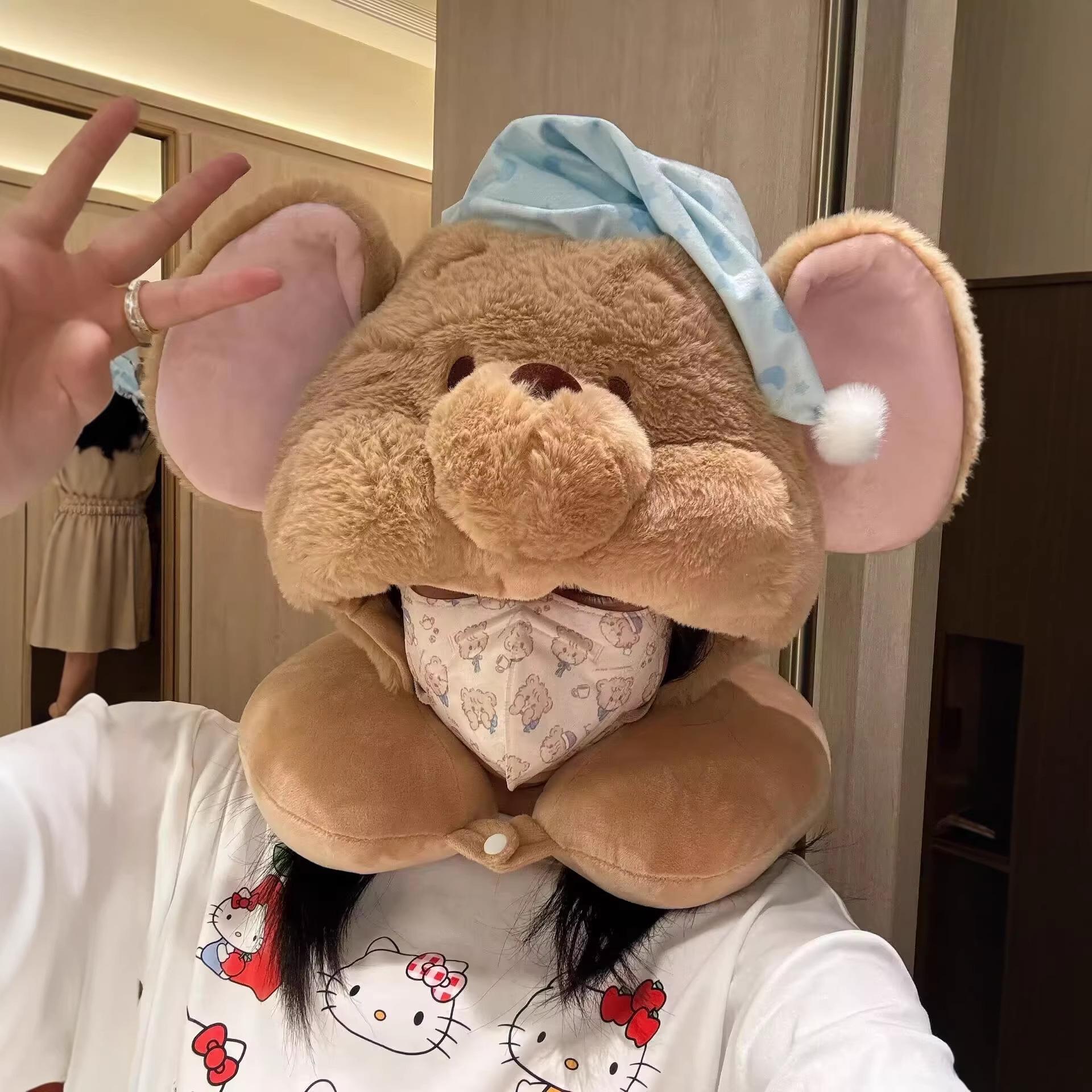 Red Bean Winnie the Pooh Hooded Neck Pillow Plush Toy - Travel Neck Support 35x34 cm (0.33 kg)
Red Bean Winnie the Pooh Hooded Neck Pillow Plush Toy - Travel Neck Support 35x34 cm (0.33 kg)