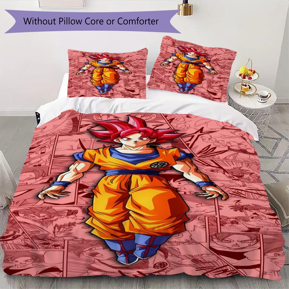 Dragon Ball Pattern Bedding uilt Set uilt Cover Pillowcase Home Decoration Birthday Gift (1 * duvet cover + 2 * pillowcase without core) 135x200cm
Dragon Ball Pattern Bedding uilt Set uilt Cover Pillowcase Home Decoration Birthday Gift (1 * duvet cover + 2 * pillowcase without core) 135x200cm