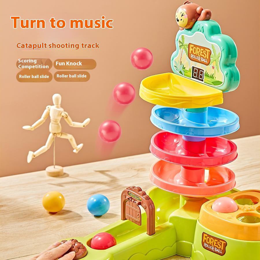 JSL711 Children Scoring Hammer Ball Game Educational Whack-A-Mole Track Rolling Ball Tabletop Toy Type A
JSL711 Children Scoring Hammer Ball Game Educational Whack-A-Mole Track Rolling Ball Tabletop Toy Type A