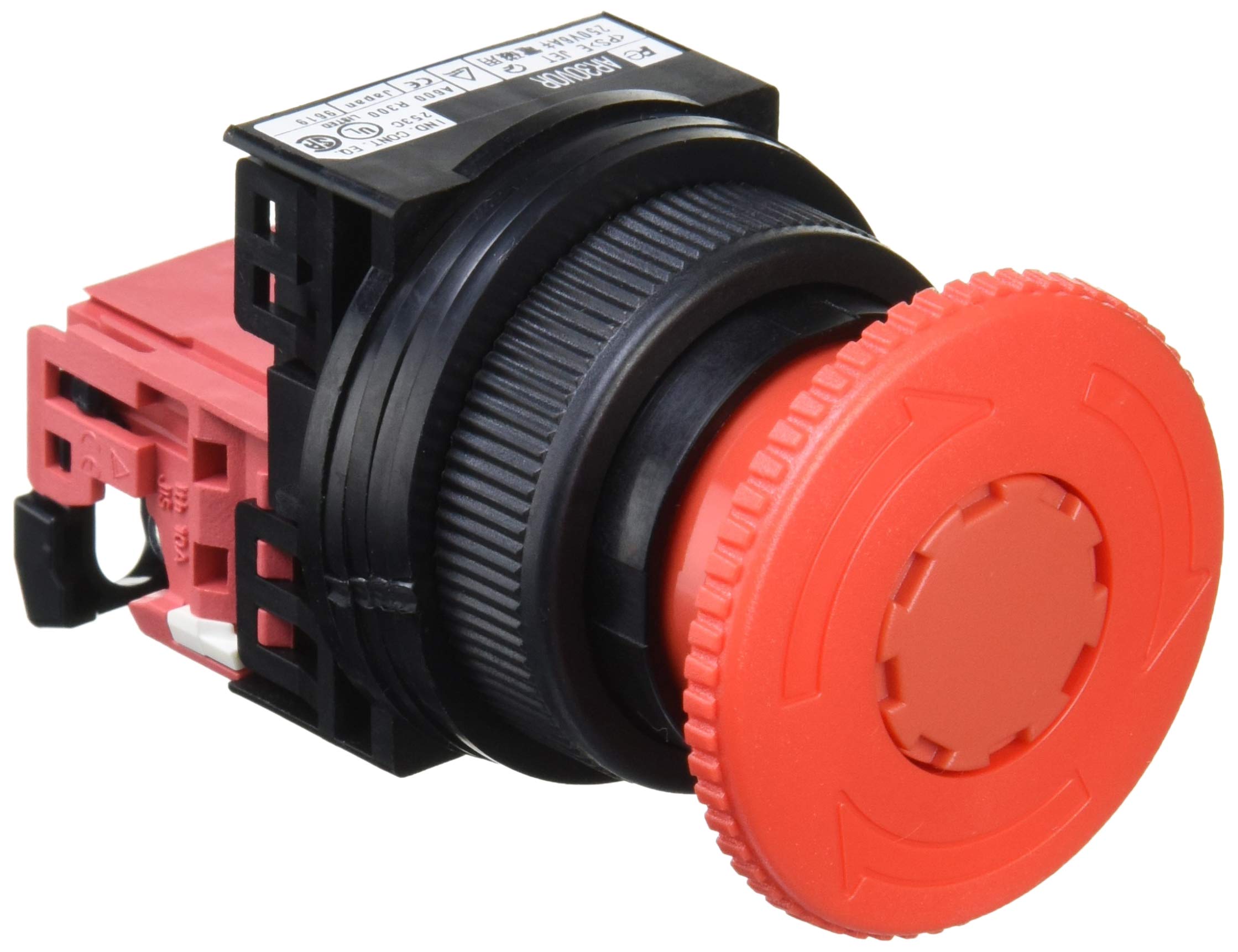 Fuji Electric Emergency Stop Push Button Switch, Red, AR30V0R-01R
Fuji Electric Emergency Stop Push Button Switch, Red, AR30V0R-01R