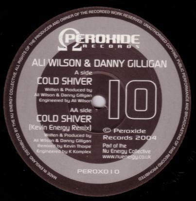 12inch Record ALI WILSON & DANNY GILLIGAN - Cold Shiver PEROX010 Peroxide 2004 UK Dance & Electronica Used
12inch Record ALI WILSON & DANNY GILLIGAN - Cold Shiver PEROX010 Peroxide 2004 UK Dance & Electronica Used
