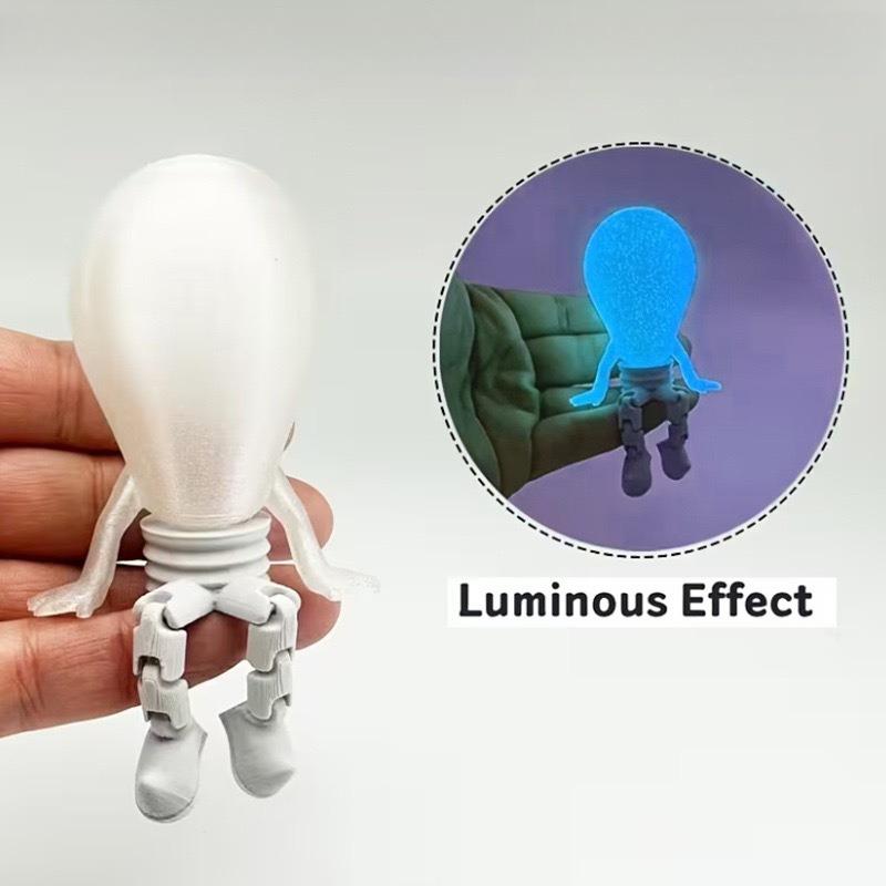 1Pc luminous effect light bulb villain 3D printing ornament, car desktop mini decoration
1Pc luminous effect light bulb villain 3D printing ornament, car desktop mini decoration