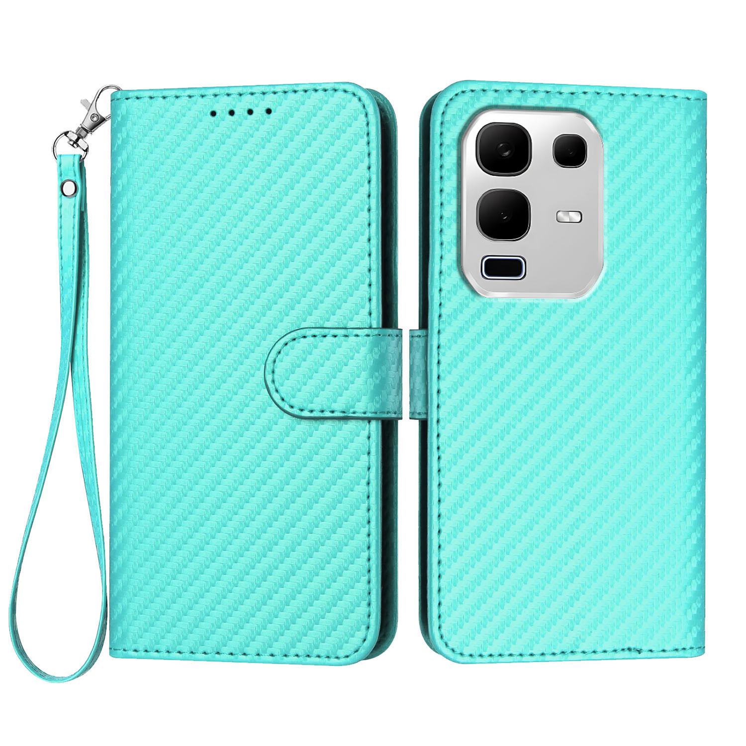 For Infinix Note 50x 5G Wallet Case with Strap Carbon Fiber Texture Leather Mobile Cover Light Blue
For Infinix Note 50x 5G Wallet Case with Strap Carbon Fiber Texture Leather Mobile Cover Light Blue