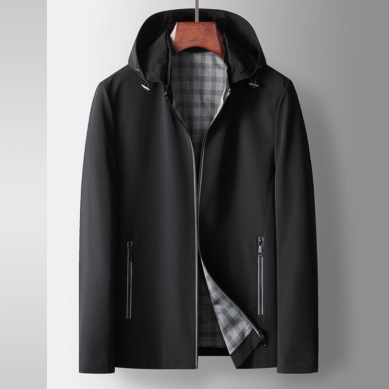 Весенне-осенняя куртка со съемной шапкой, легкая, роскошная, деловая, молодежная, повседневная, ветрозащитная, однотонная куртка 195 чёрный
Весенне-осенняя куртка со съемной шапкой, легкая, роскошная, деловая, молодежная, повседневная, ветрозащитная, однотонная куртка 195 чёрный