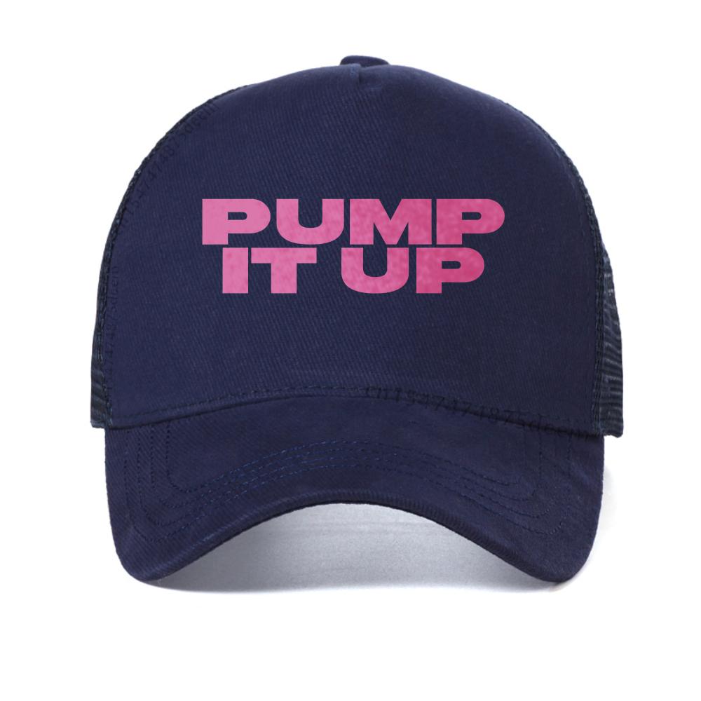 Pump It Up Pink Printing cap The Substance Horror Movie baseball caps Men Women Casual Film Graphic Snapback hat Trucker Hats Adjustable темно-синього кольору
Pump It Up Pink Printing cap The Substance Horror Movie baseball caps Men Women Casual Film Graphic Snapback hat Trucker Hats Adjustable темно-синього кольору