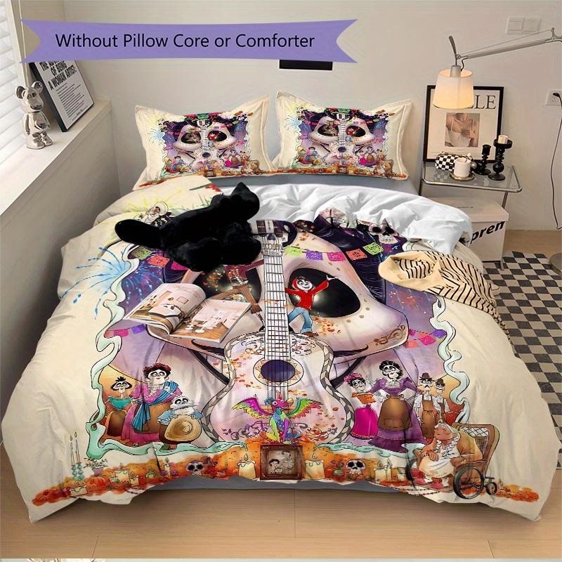 3pcs Coco Bedding Set Includes 1 Quilt Cover and 2 Pillowcases, Comfortable B016 135x200cm
3pcs Coco Bedding Set Includes 1 Quilt Cover and 2 Pillowcases, Comfortable B016 135x200cm