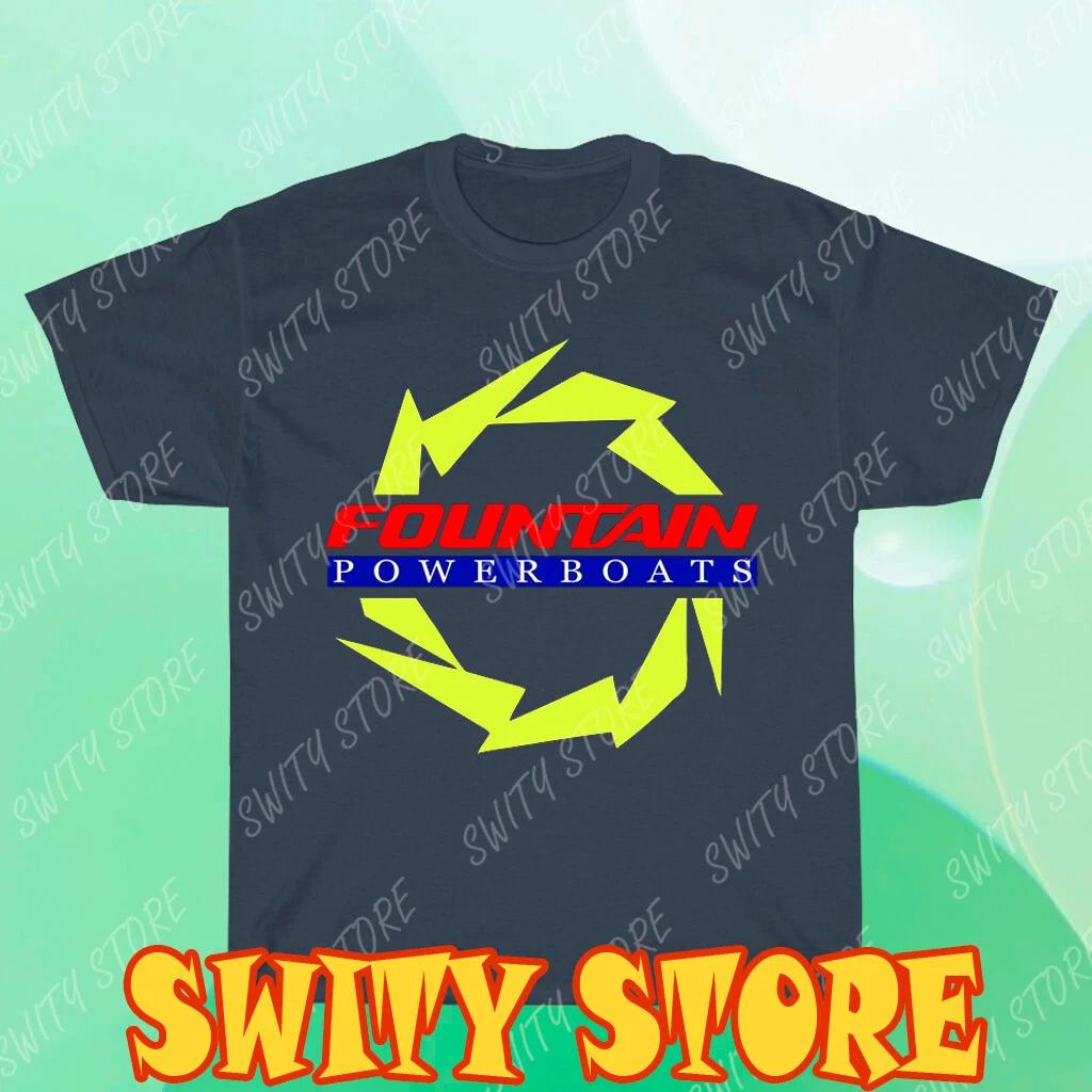 NEW Fountain Boats Logo Poular USA Men s T-Shirt Funny Size S to 5XL 2XL
NEW Fountain Boats Logo Poular USA Men s T-Shirt Funny Size S to 5XL 2XL