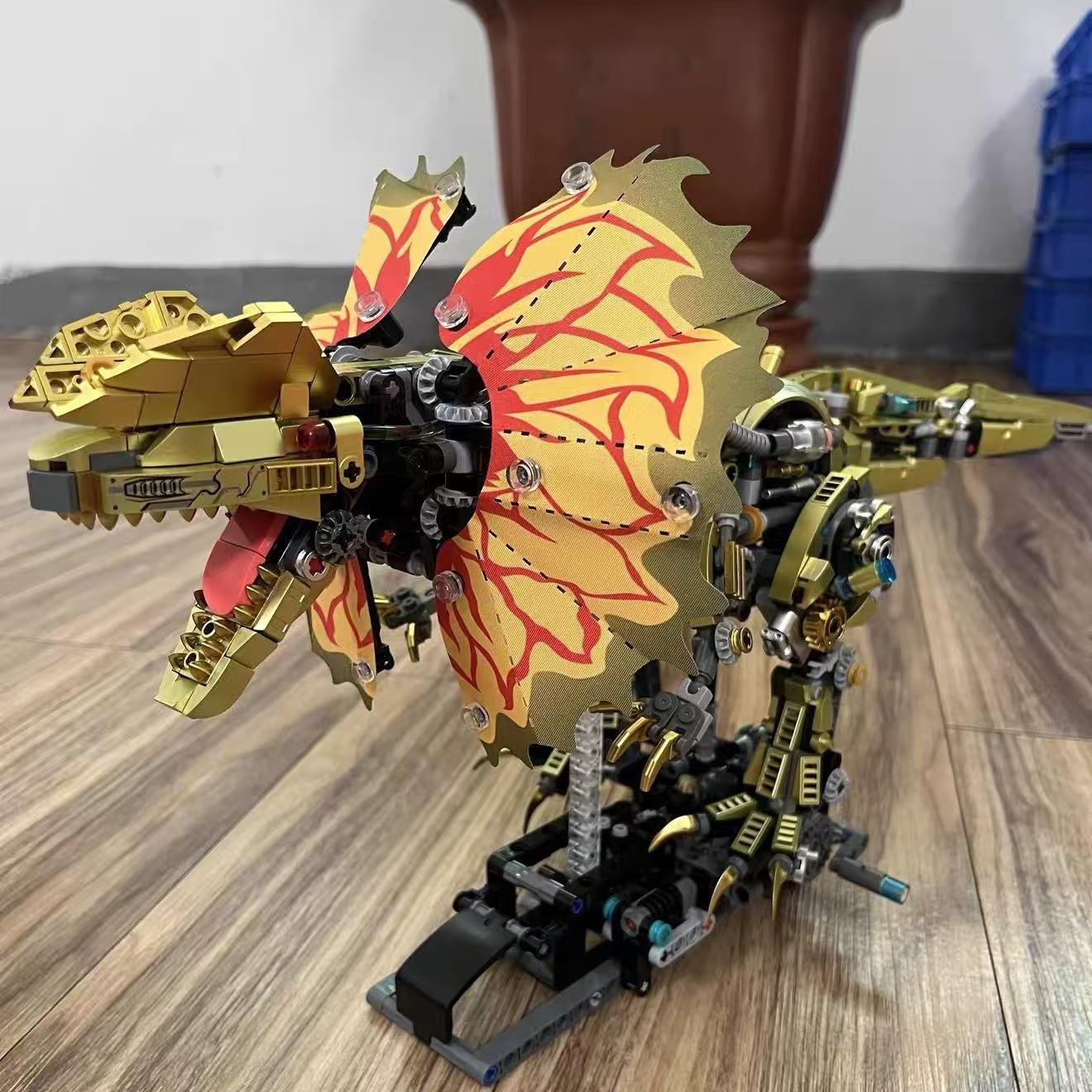 Mechanical Double Crown Dragon Building Block Set, Gear Transmission Joints Are Movable. Adult Collectible High-Difficulty Assembly Kit, Creative M
Mechanical Double Crown Dragon Building Block Set, Gear Transmission Joints Are Movable. Adult Collectible High-Difficulty Assembly Kit, Creative M