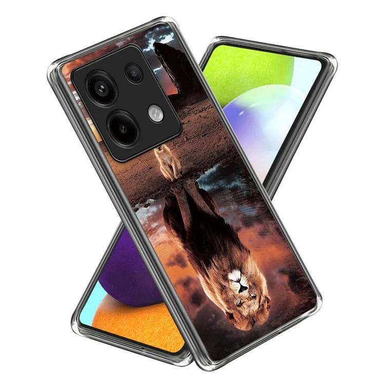 For Xiaomi Redmi Note 13 Pro 5G / Poco X6 5G TPU Case Soft Phone Cover IMD Pattern Printing
For Xiaomi Redmi Note 13 Pro 5G / Poco X6 5G TPU Case Soft Phone Cover IMD Pattern Printing