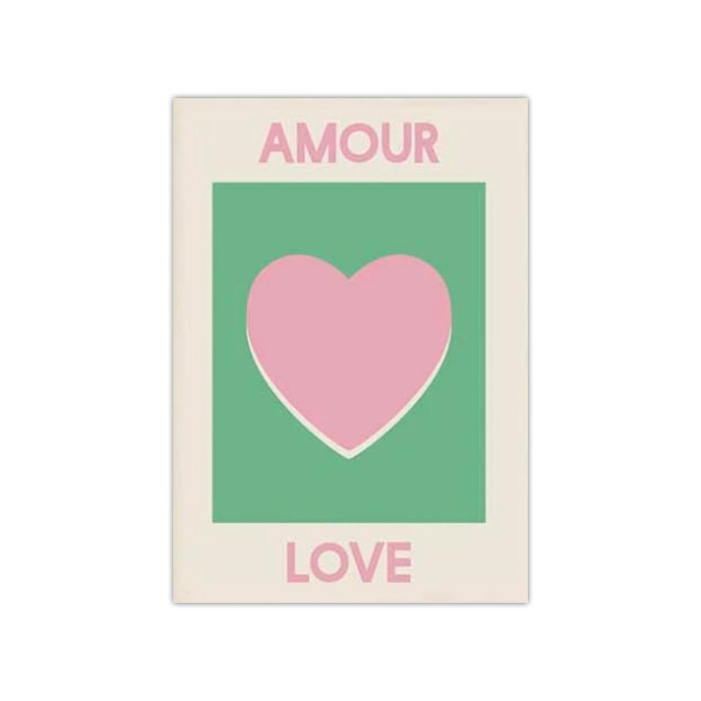 1PC Frameless Pink and Green Gallery Wall Posters Canvas Painting Cute Boho Love Print Art for Dorm Room Home Bedroom Decoration 21X30CMNo Framed
1PC Frameless Pink and Green Gallery Wall Posters Canvas Painting Cute Boho Love Print Art for Dorm Room Home Bedroom Decoration 21X30CMNo Framed