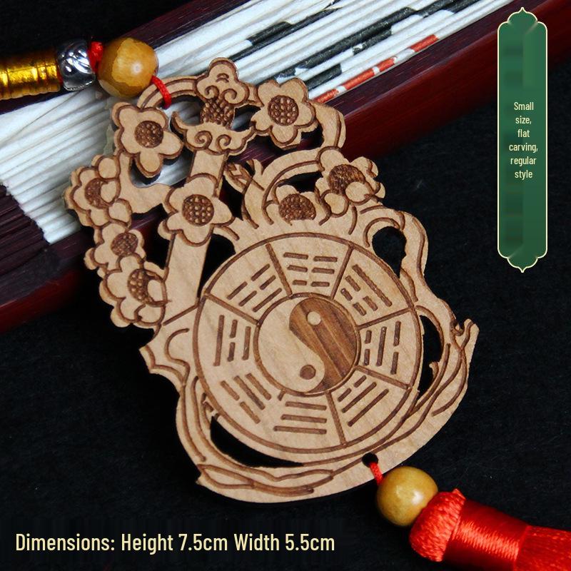 Peach Wood Sword with Peach Blossom Pendant for Bedroom Decor
Peach Wood Sword with Peach Blossom Pendant for Bedroom Decor